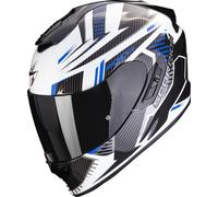 Scorpion EXO-1400 Evo Air Shell Helm, weiss-blau, Größe S für Männer