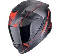 Scorpion EXO-1400 Evo II Air Intensio Helm, schwarz-rot, Größe 2XL für Männer