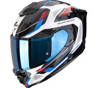 Scorpion EXO-1500 Air Sleek Motorrad Integralhelm weiß-rot-blau L
