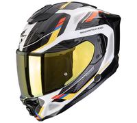 Scorpion EXO-1500 Air Sleek Helm, weiß-blau-gelb Größe: M