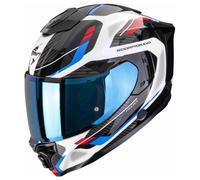 Scorpion EXO-1500 Air Sleek Motorrad Integralhelm weiß-rot-blau L