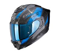 Scorpion Exo-1500 Carbon Air Platted Helm, schwarz-blau, Größe XS für Männer