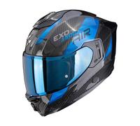 Scorpion Exo-1500 Carbon Air Platted Helm, schwarz-blau, Größe XS für Männer