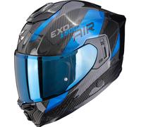 Scorpion EXO-1500 Carbon Air Platted Helm, schwarz-blau Größe: XS
