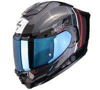Scorpion EXO-1500 Carbon Air Zity Integralhelm, schwarz-rot-blau Größe: M