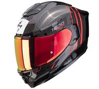 Scorpion EXO-1500 Carbon Air Zity Integralhelm, schwarz-rot Größe: XS