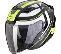 Scorpion Exo-230 Pul Jethelm, schwarz/weiß/gelb, Größe S (55/56)
