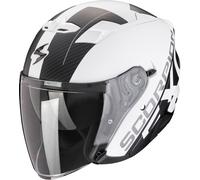Scorpion Exo-230 QR Jethelm, schwarz-weiss, Größe S für Männer