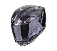 Scorpion EXO-391 Clutter Helm, schwarz/lila/silber, Größe XS (53/54)