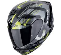 Scorpion EXO-391 Clutter Helm, schwarz-grau-gelb, Größe XL für Männer