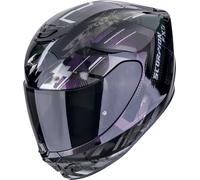 Scorpion EXO-391 Clutter Helm, schwarz/lila/silber, Größe XS (53/54)