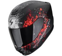 Scorpion EXO-391 Wolf Helm, schwarz-silber-rot Größe: XL