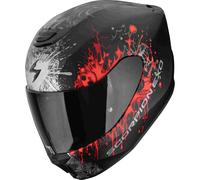 Scorpion EXO 391 Wolf Matt-Schwarz-Silber-Rot Gr. L Motorradhelm Integralhelm