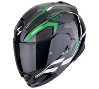 Scorpion EXO-491 Kripta Motorradhelm (Schwarz/Grün/Weiß) Gr: M (57)