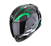 Scorpion EXO-491 Kripta Motorradhelm (Schwarz/Grün/Weiß) Gr: M (57)