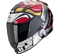 Scorpion Exo-491 Pirate Helm, schwarz-weiss-rot, Größe 2XL für Männer