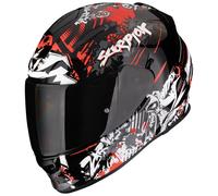 Scorpion EXO-491 Spector Helm, schwarz-rot Größe: S