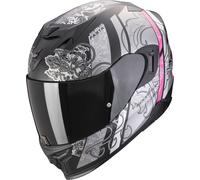 Scorpion Exo-520 Evo Air FASTA matt schwarz-silber-rosa Gr. S 55/56