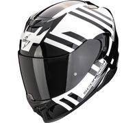 Scorpion Exo-520 Evo Air Integralhelm Banshee Perlweiß / Schwarz (ECE 22-06) L