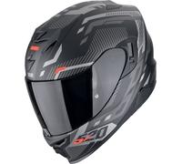 Scorpion EXO-520 Evo Air Ranka Helm, schwarz-grau-rot, Größe XS für Männer