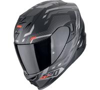 Scorpion Exo-520 Evo Air RANKA Matt Schwarz Silber Rot Gr. M 57/58