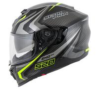 Motorradhelm Scorpion EXO 520 Evo Air Terra, S, terra, schwarz-silber-neon gelb S terra, schwarz-silber-neon gelb