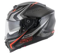 Scorpion EXO-520 EVO Air Terra Helm, schwarz-silber-rot Größe: XS