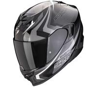 Scorpion EXO-520 EVO AIR TERRA Motorrad Integralhelm schwarz-silber-weiß Ausverkauf 2XL