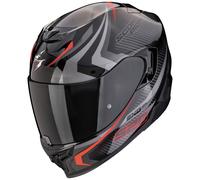 Scorpion Exo-520 Evo Air Terra Schwarz / Silber / Rot (ECE 22-06) S