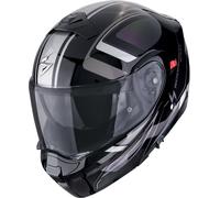 Scorpion EXO-930 Evo Ardens Klapphelm, schwarz/lila/silber, Größe S (55/56)
