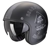 Scorpion Belfast Evo Spade Helm, schwarz-silber matt Größe: M