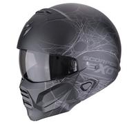 Scorpion EXO-Combat 2 Spiderweb Jethelm schwarz unisex, L