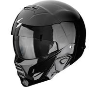 Scorpion EXO-Combat II Solid schwarz glänzend Gr. S 55/56