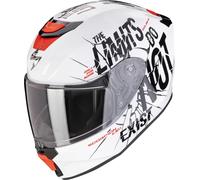 Scorpion EXO-JNR Kinder-Motorradhelm BOUM weiß-schwarz Gr. S 48/49
