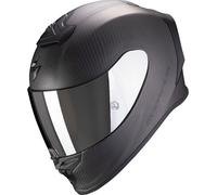 Scorpion EXO-R1 Evo Air Solid Carbon Helm, schwarz, Größe L für Männer