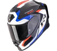 Scorpion EXO-R1 Evo Carbon Air Propel Motorradhelm (Schwarz/Weiß/Rot/Blau)