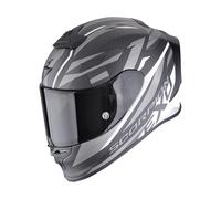 Scorpion Exo-R1 Evo Carbon Air Integralhelm Runner Matt Schwarz / Weiß (ECE 22-06) M