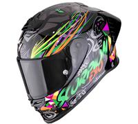 Scorpion Exo-R1 Evo II Air Integralhelm Savage Schwarz / Grün / Orange (ECE 22-06) L
