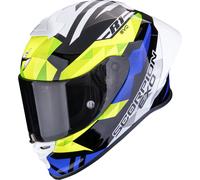 Scorpion EXO-R1 Evo II Air Valere Helm, schwarz-blau-gelb, Größe XS für Männer