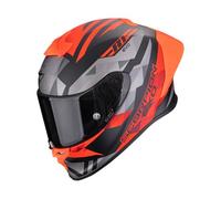 Scorpion EXO-R1 Evo II Air Valere Helm, schwarz-grau-rot, Größe M für Männer