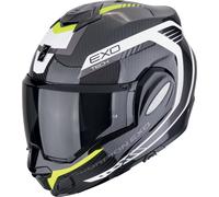 Scorpion Exo-Tech Evo Carbon Cosy Klapphelm schwarz-neongelb, Größe XL (60/61)
