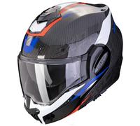 Scorpion EXO-Tech Evo Carbon Klapphelm Rover, schwarz-rot-blau Größe: XL