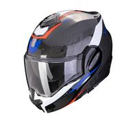 Scorpion EXO-Tech Evo Carbon Rover Klapphelm, schwarz-rot-blau, Größe L (59/60)