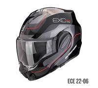 Scorpion EXO-Tech EVO PRO Commuta schwarz-silber-rot - L