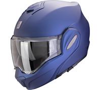 Scorpion Exo-Tech Evo Pro Solid Klapphelm, blau, Größe M für Männer