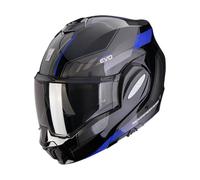 Scorpion Klapphelm EXO-Tech EVO Socius Schwarz-Blau Größe XL