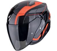 Scorpion EXO Z1 Vue Jethelm, schwarz-rot, Größe L für Männer