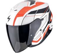 Scorpion EXO Z1 Vue Jethelm, schwarz-weiss-rot, Größe 2XL für Männer