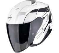 Scorpion EXO Z1 Vue Jethelm, schwarz-weiss-silber, Größe XS für Männer