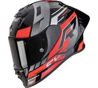 Scorpion Integralhelm EXO-R1 Evo II Air Adrenaline Schwarz/Rot/Silber Größe L